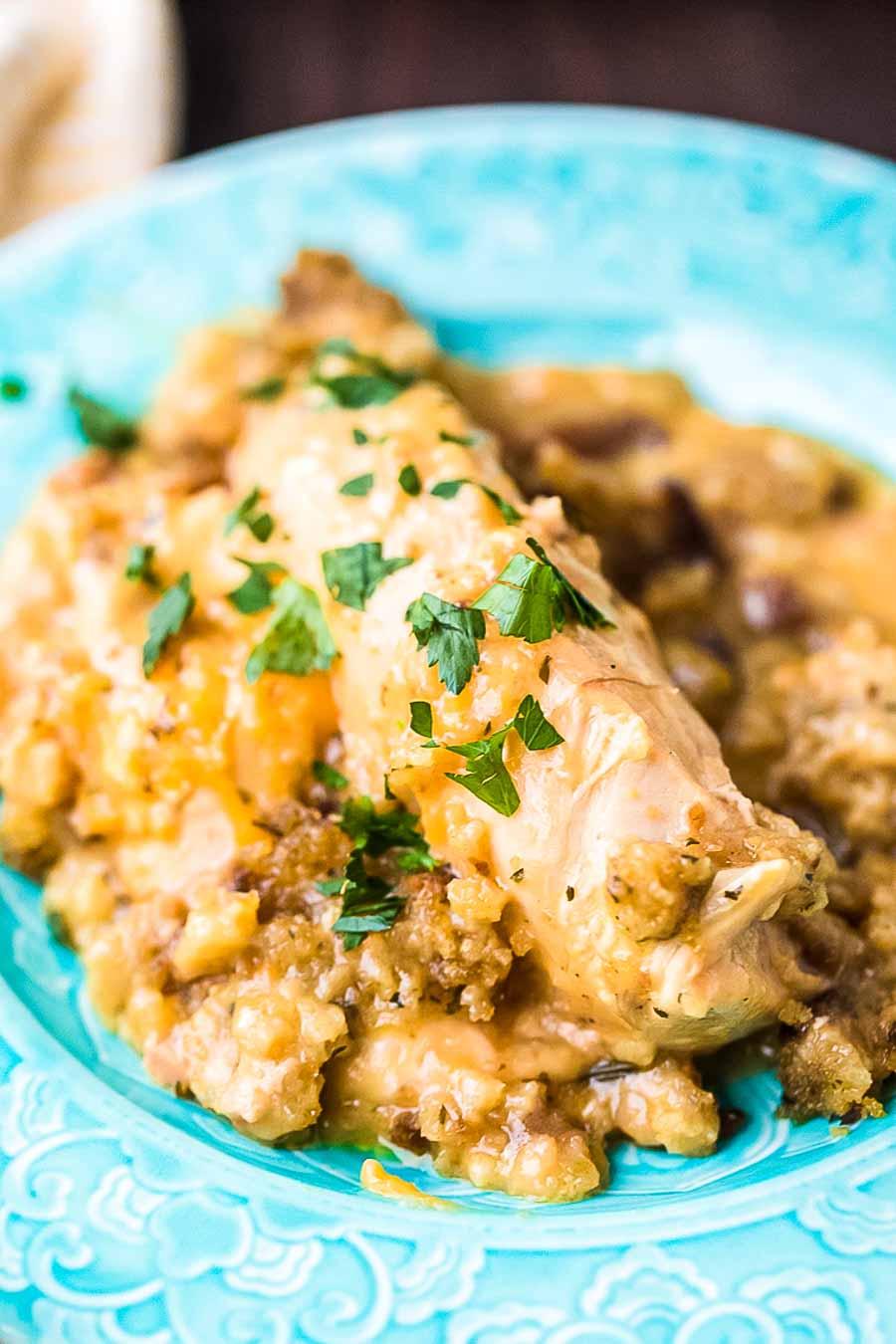 Crockpot Chicken and Stuffing Recipe 