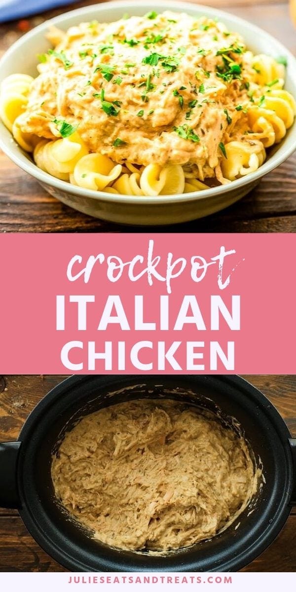 Crockpot Italian Chicken Recipe Julie's Eats & Treats