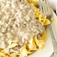 Hamburger Stroganoff is a class comfort food the whole family will love!