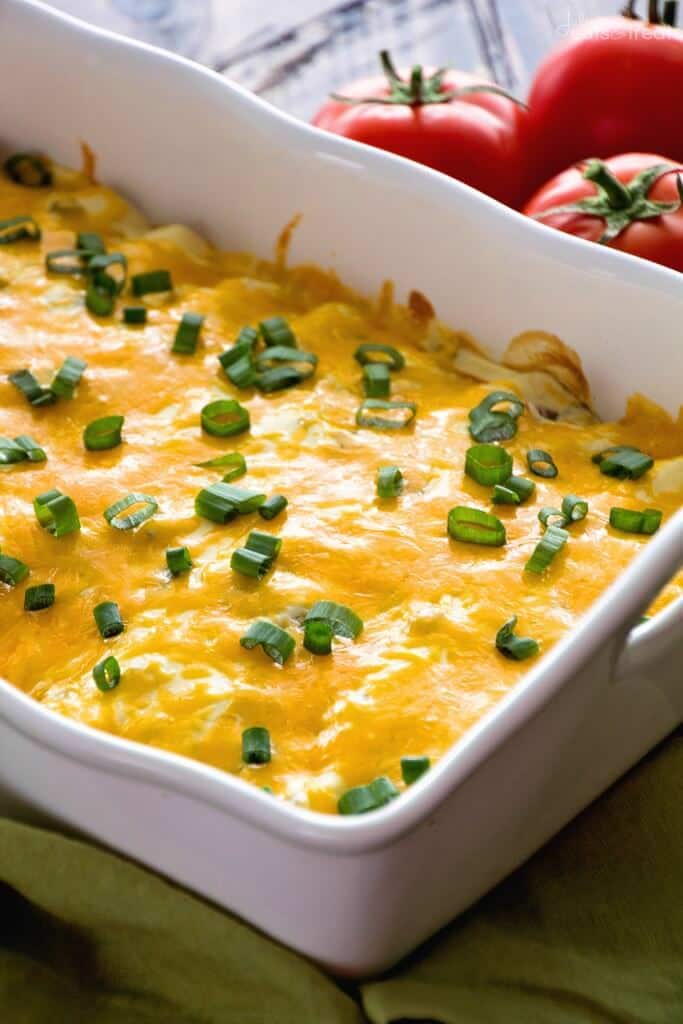 Creamy Chicken Enchiladas Recipe ~ Easy Weeknight Dinner! Delicious Creamy Chicken Enchiladas Loaded with Cheese!