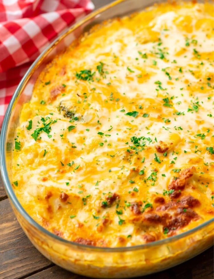 Vegetable Casserole in casserole dish