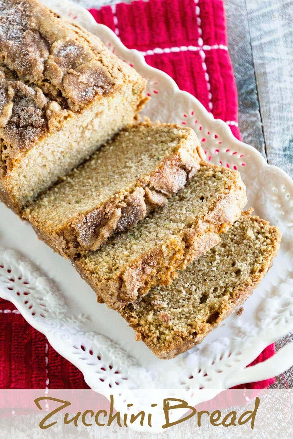 Zucchini Bread ~ Delicious, Comforting Zucchini Bread Recipe Straight from Grandma's Recipe Box! Moist, Delicious Quick Bread Stuffed with Zucchini!