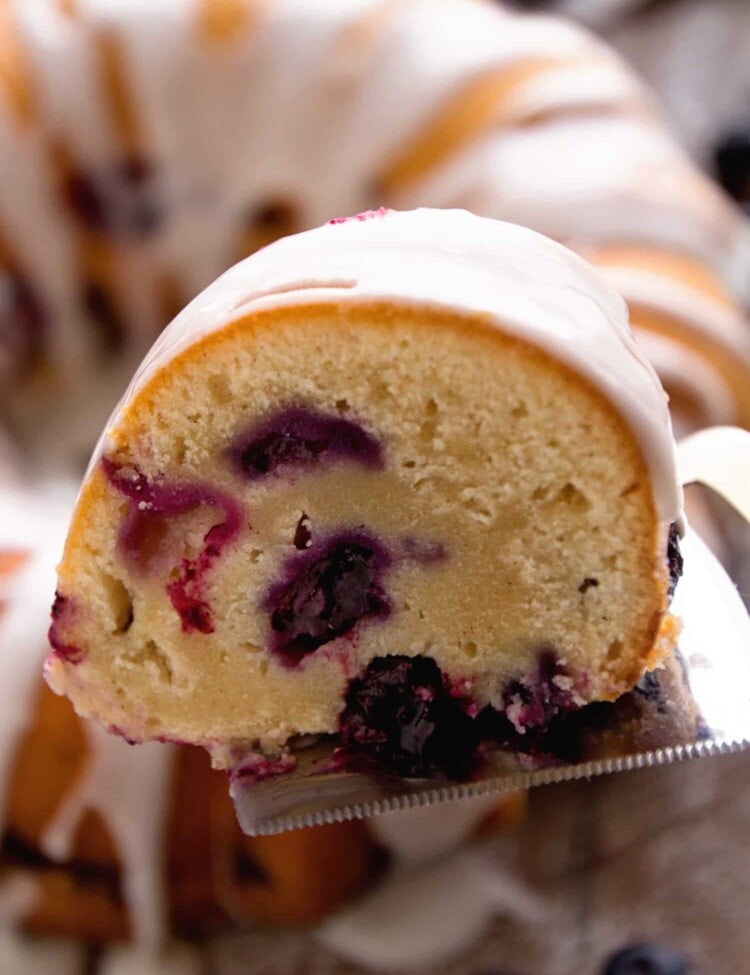 Fresh Blueberry Coffee Cake Recipe ~ Delicious, Moist Blueberry Coffee Cake Loaded with Fresh Blueberries Bursting with Flavor then Drizzled in an Almond Icing!