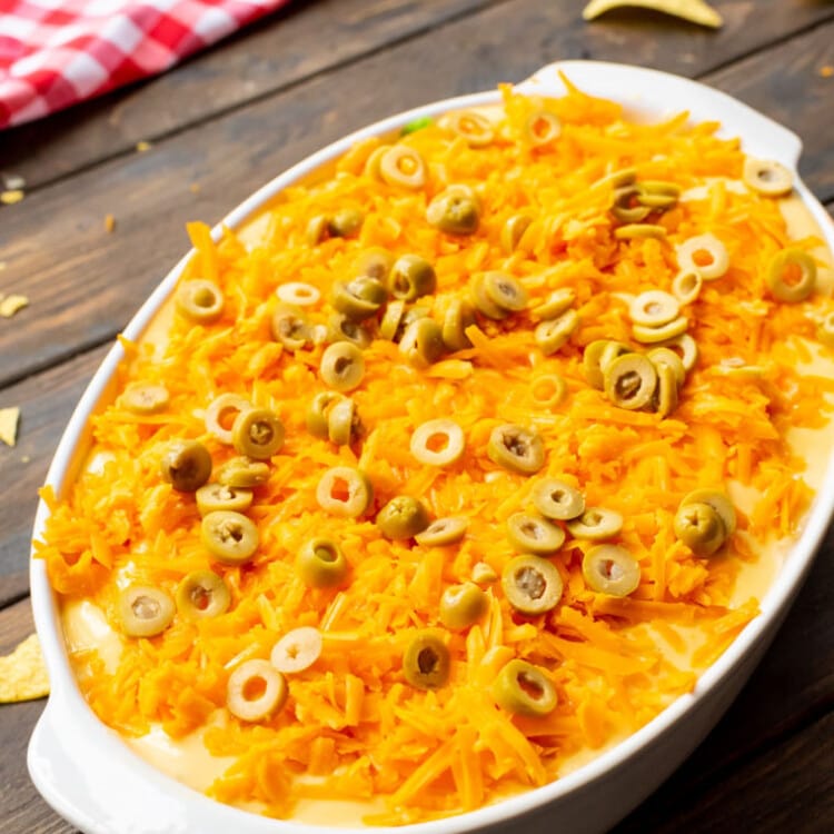 Easy Haystack Casserole in white dish