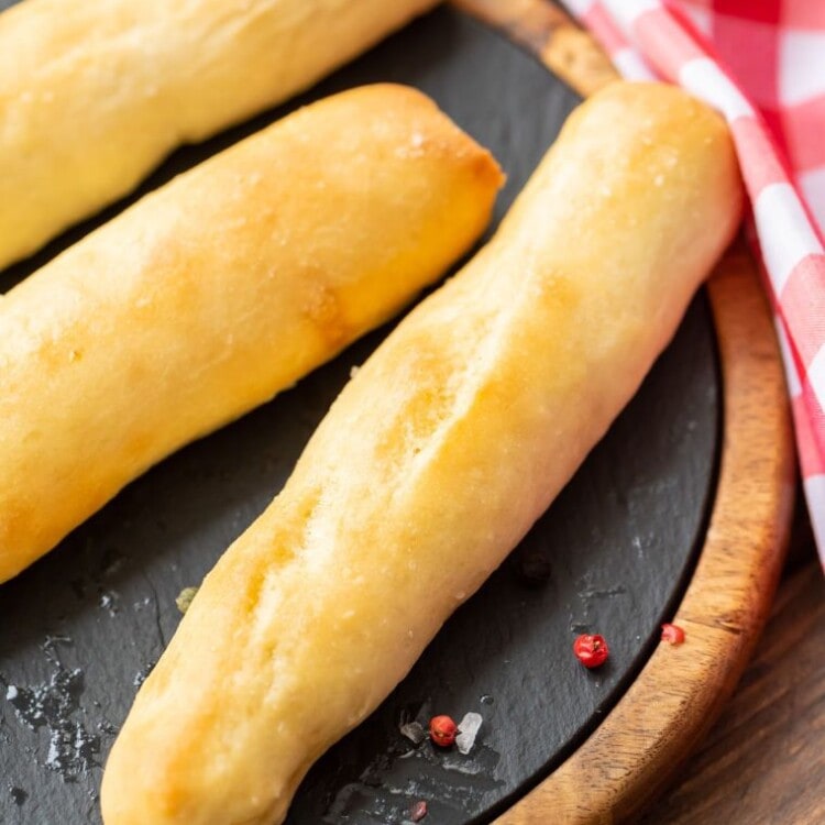 Olive Garden Breadsticks on platter