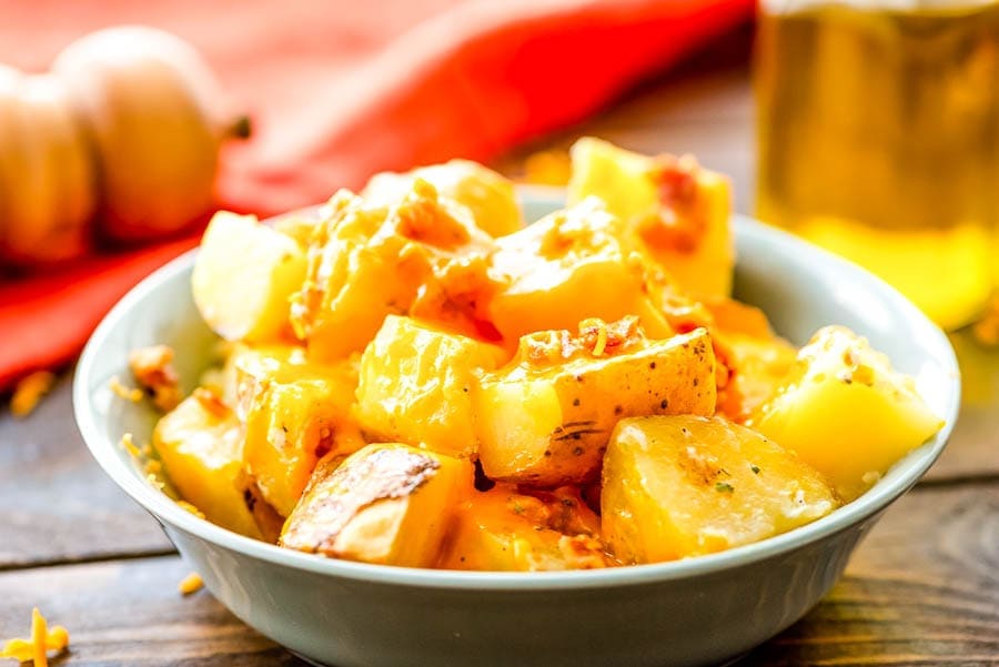 Cheesy Bacon Ranch Potatoes in bowl