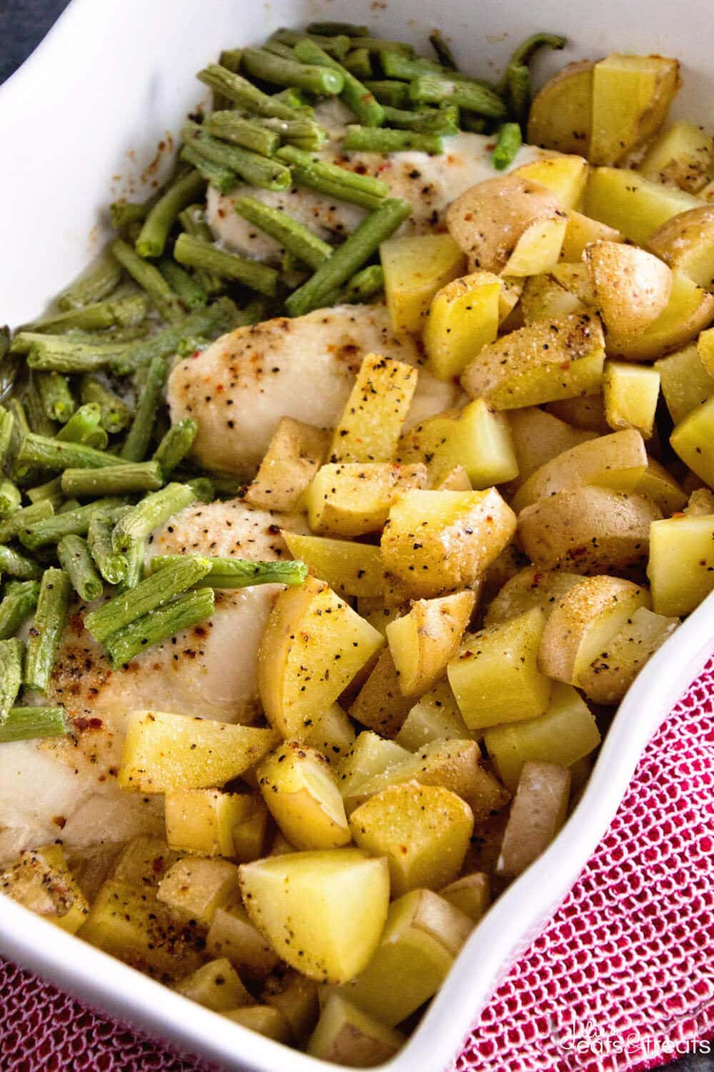 Green Beans, Chicken & Potatoes ~ One Pan Wonder Dinner That Will Be a Hit With Your Family!