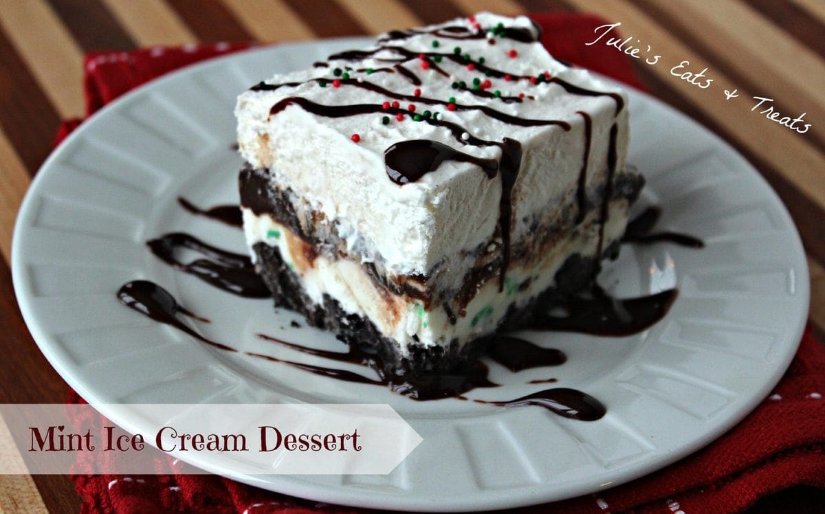 mint ice cream dessert