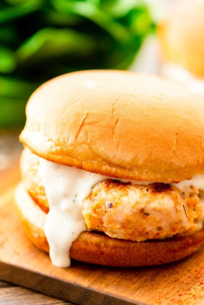 Ranch Ground Chicken Burger