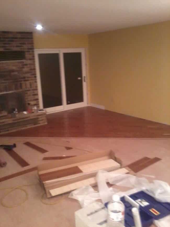 Hardwood Layed