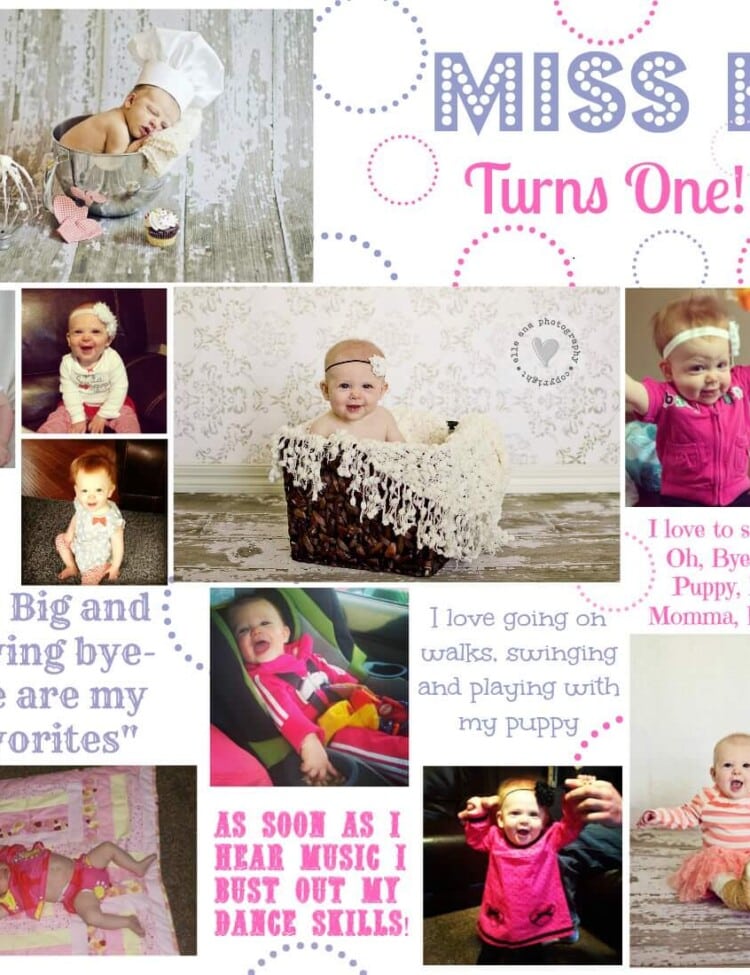 Miss K turns One! I vow to make the time to be the best Mom ever little girl :) via www.julieseatsandtreats.com