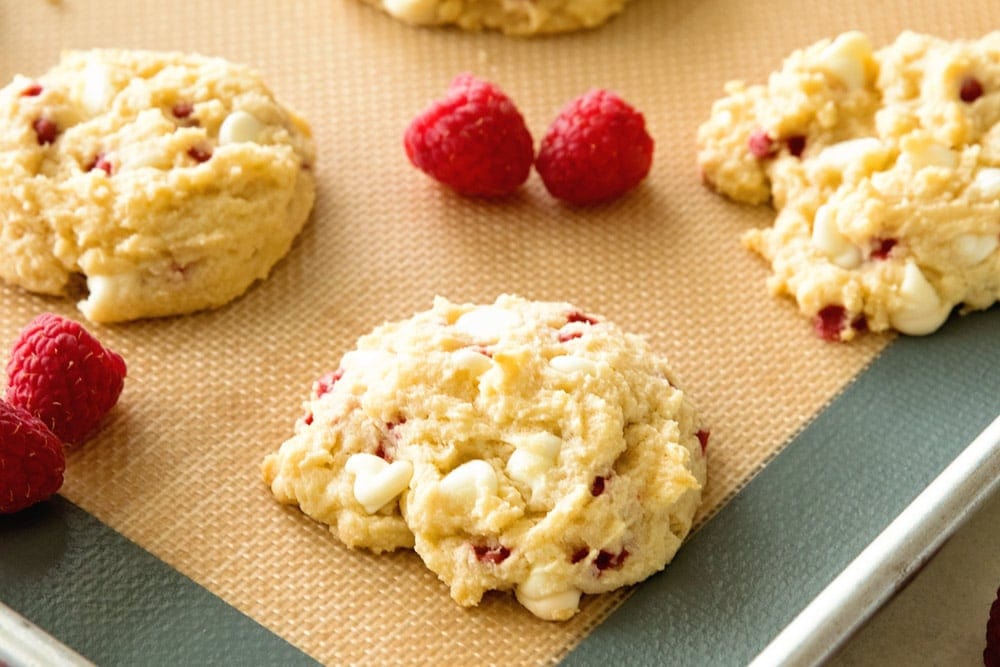 White Chocolate Raspberry Cookies Recipe that taste just like Subways!