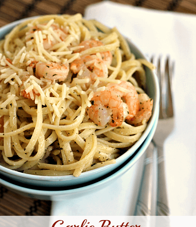 Garlic Butter Shrimp Scampi #McCormickHomemade ~ Easy, homemade supper perfect for the weeknight! @mccormickspices