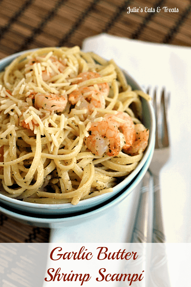 Garlic Butter Shrimp Scampi #McCormickHomemade ~ Easy, homemade supper perfect for the weeknight! @mccormickspices