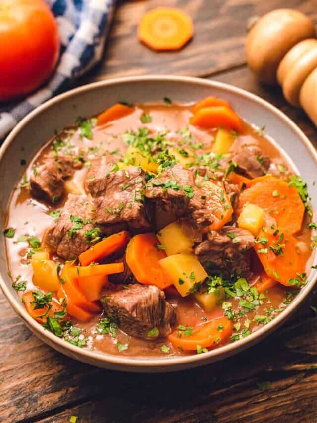 Beef stew in crock pot express 2025