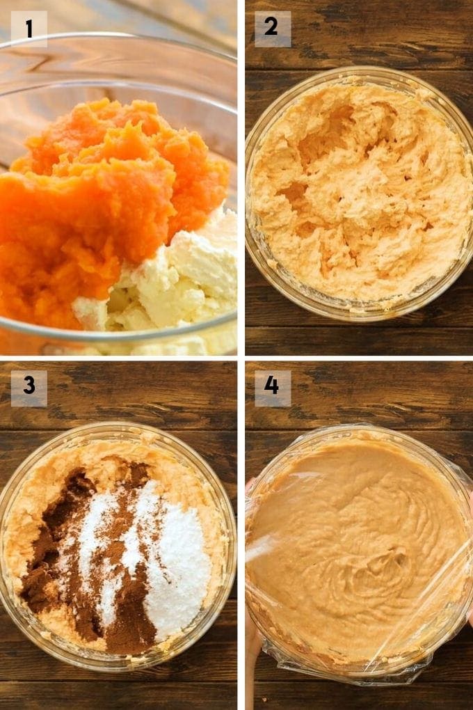 pumpkin dip Collage