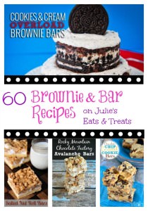 60 Amazing Brownies & Bar Recipes from your FAVORITE Bloggers! Tons of quick and easy treat ideas!