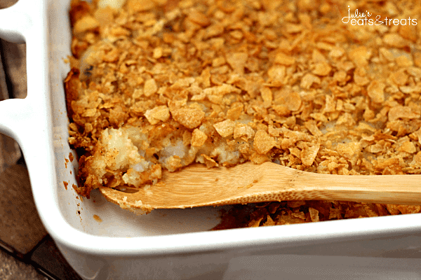 Mom's Cottage Potatoes ~ An Old Family Favorite! Homemade Potato Casserole Loaded with Potatoes & Cheese!