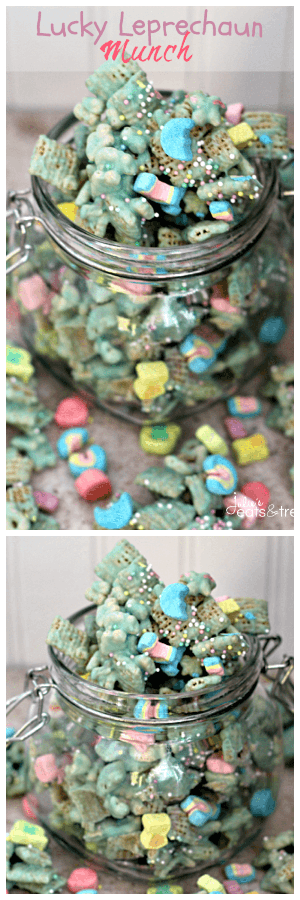 Lucky Leprechaun Munch ~ Chex Mix Loaded with Lucky Charms!