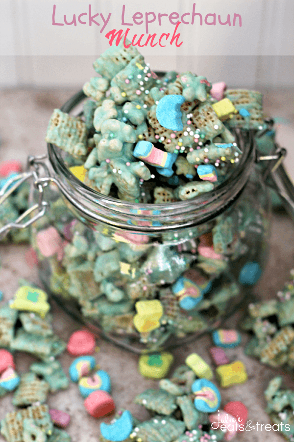 Lucky Leprechaun Munch ~ Chex Mix Loaded with Lucky Charms!