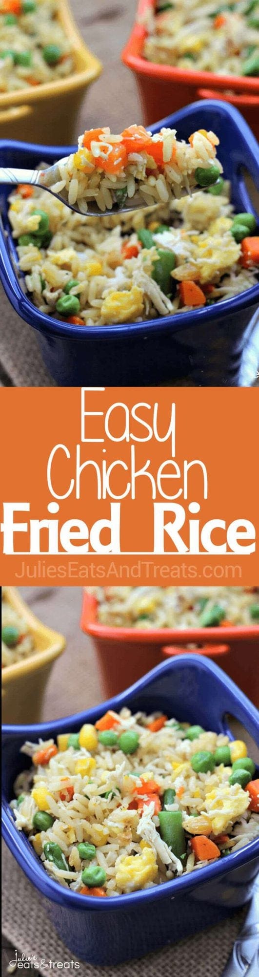Easy Chicken Fried Rice - Julie's Eats & Treats