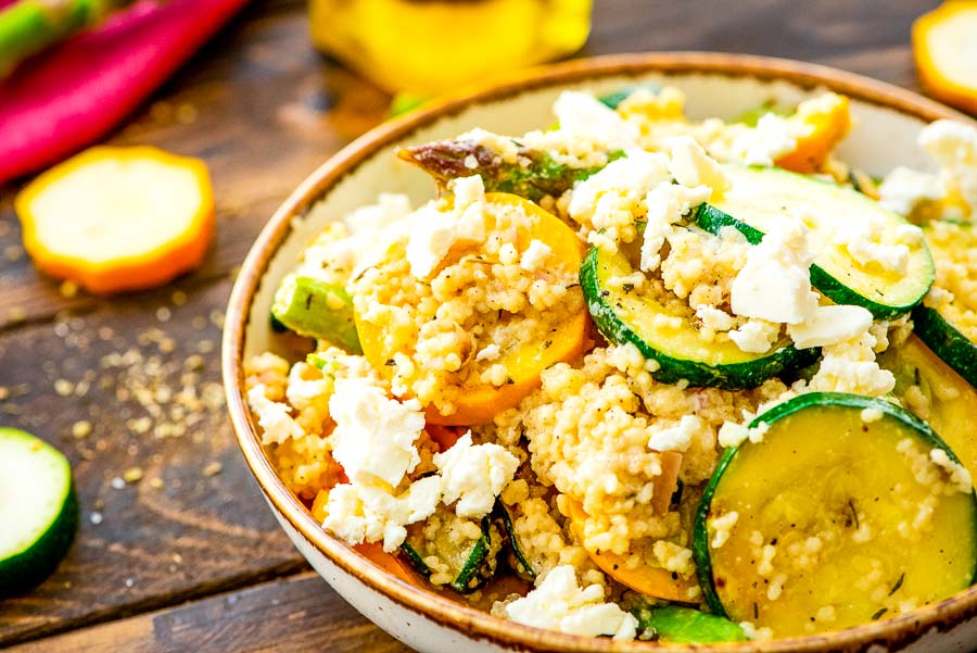 Bowl of Couscous Salad