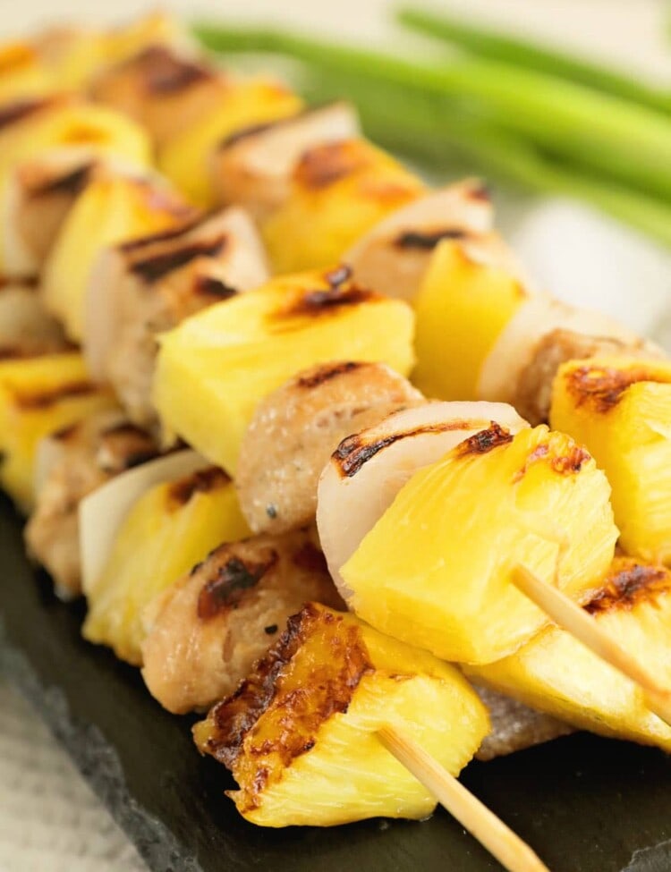 Easy Pineapple Chicken Skewers