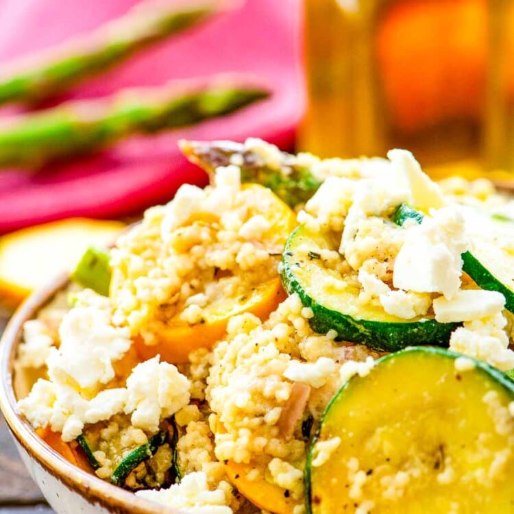 Vegetable Couscous Salad in bowl