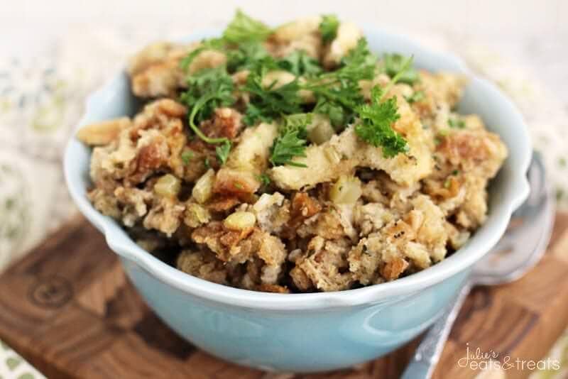 Crock Pot Stuffing - Julie's Eats & Treats