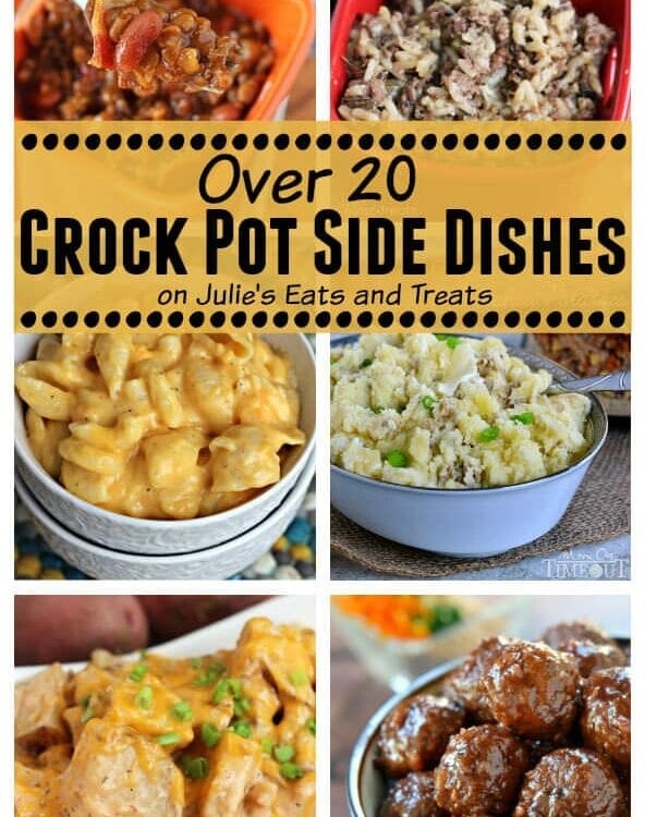 With over 20 crock pot side dishes, you can create an easy and delicious meal that the entire family will love!