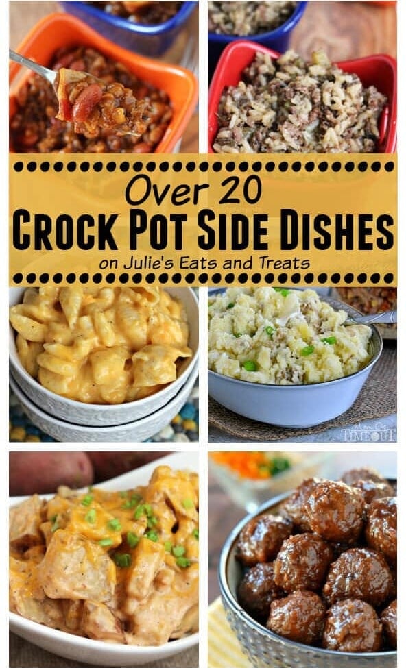 With over 20 crock pot side dishes, you can create an easy and delicious meal that the entire family will love!