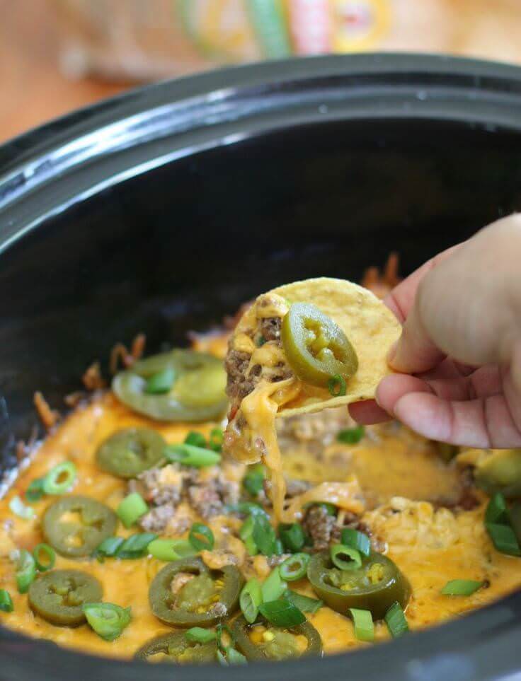 27 Easy Crock Pot Dips For Tailgating - Brit + Co