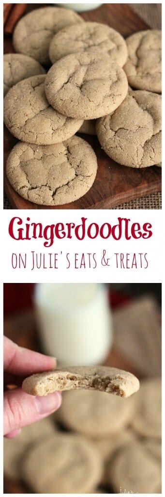 Gingerdoodles ~ Delicious Cookies that are the Perfect Marriage Between a Snickerdoodle and a Gingersnap!