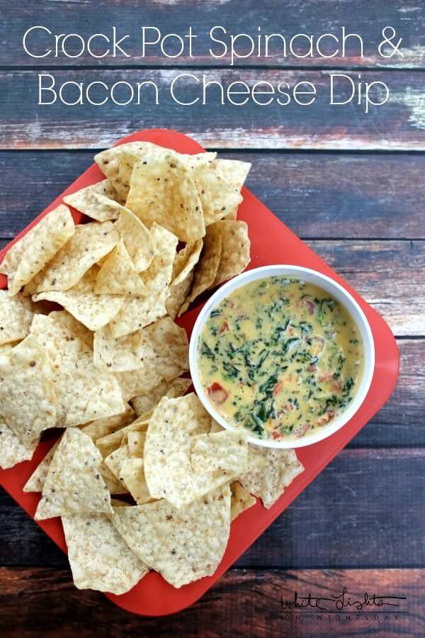 Spinach and Bacon Cheese Dip