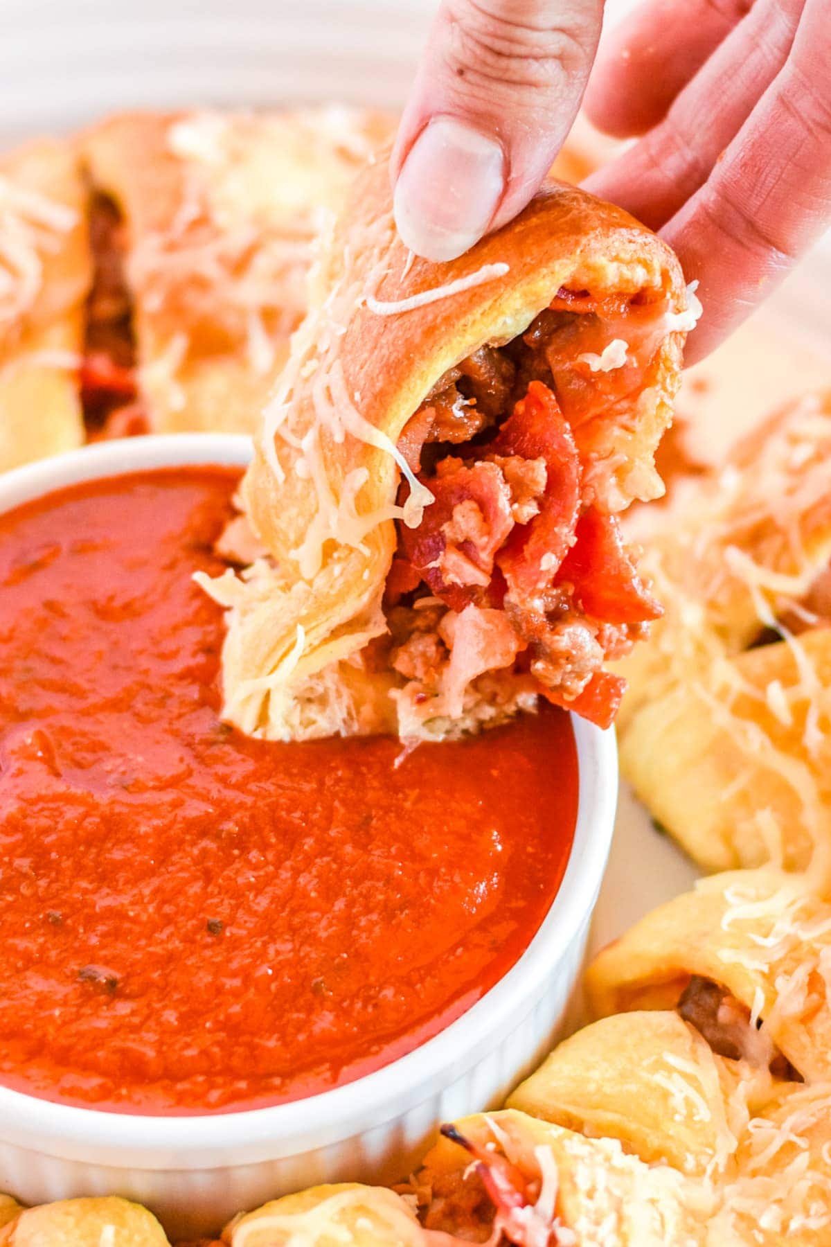 Pizza Ring - {Meat Lovers} - Julie&amp;#39;s Eats &amp; Treats