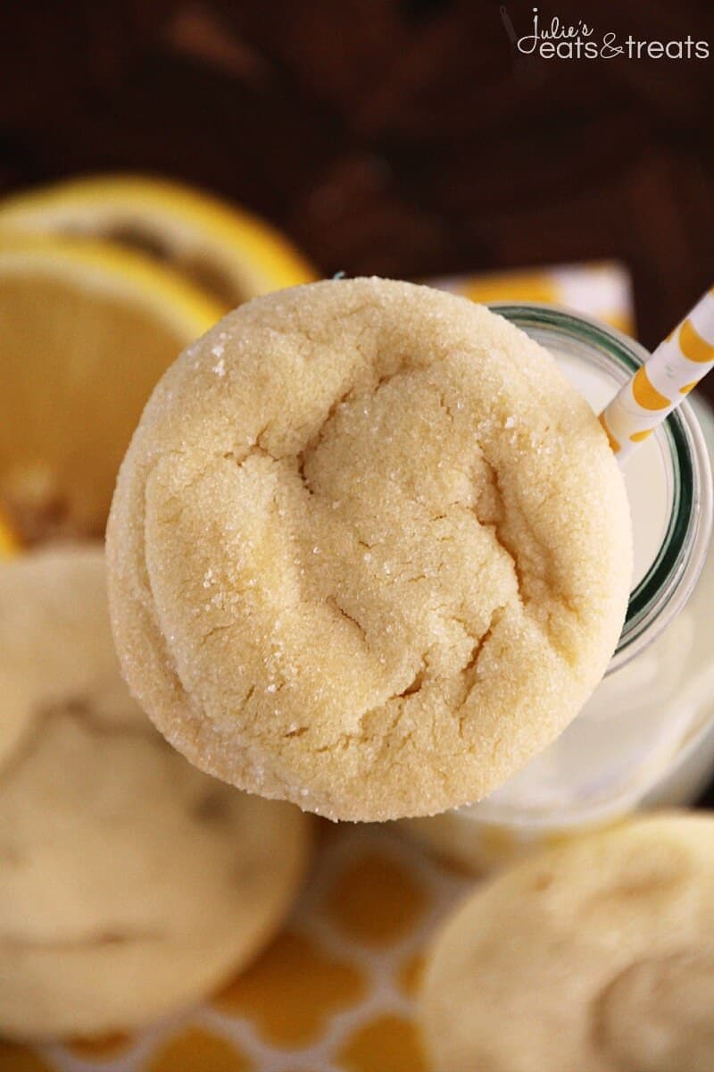 Soft Lemon Sugar Cookies