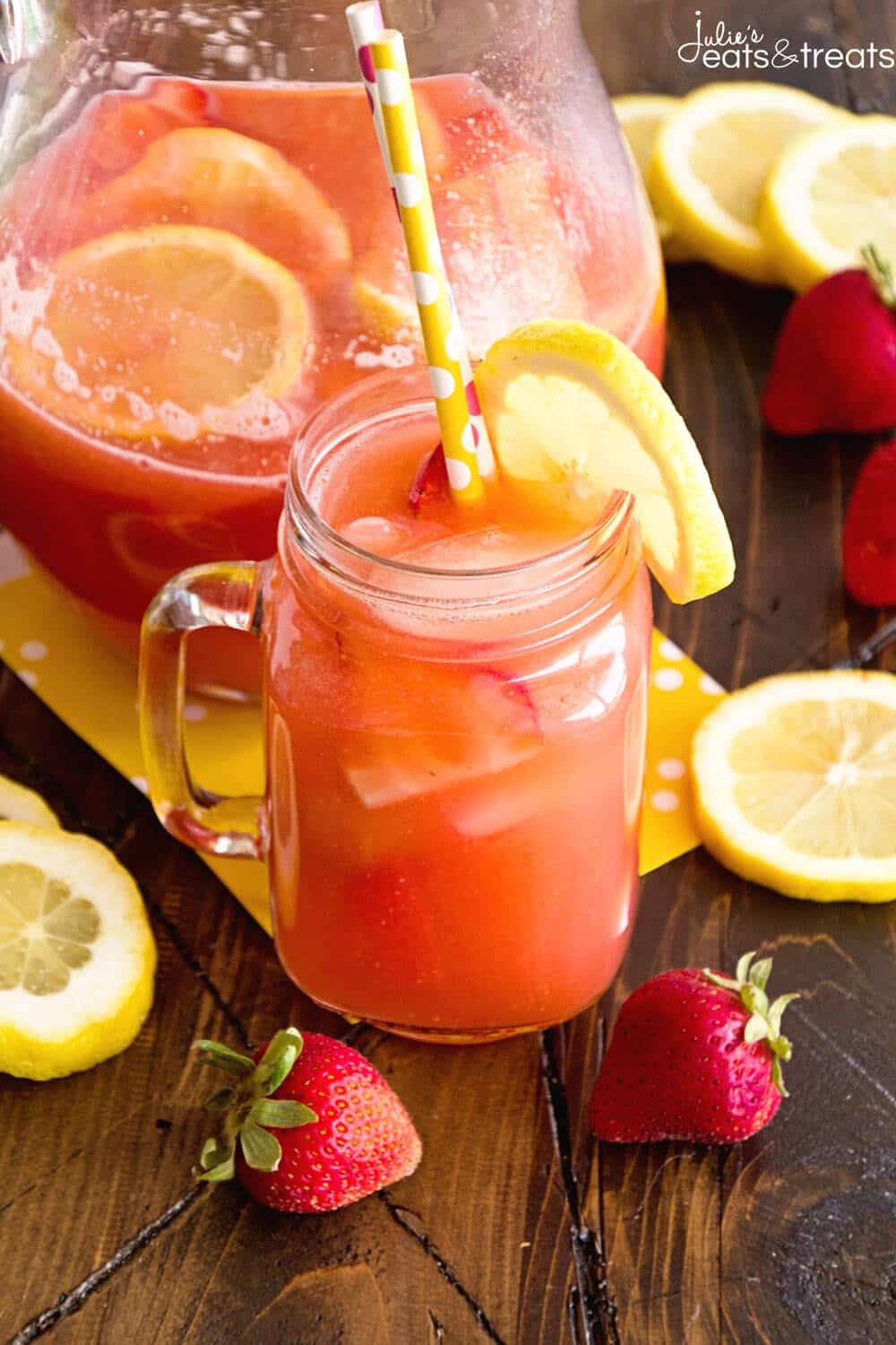 Lemonade Recipe (Plain, Strawberry & Blueberry) - The Recipe Rebel