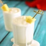Pineapple Cooler ~ Cool, Sweet & Creamy Dessert Drink Recipe Perfect for Hot Summer Days!