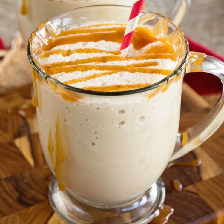 RumChata Iced Coffee Slush~ Your Favorite Ice Coffee Recipe Taken up a Notch with RumChata! Frozen to Perfection!