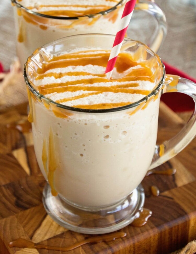 RumChata Iced Coffee Slush~ Your Favorite Ice Coffee Recipe Taken up a Notch with RumChata! Frozen to Perfection!