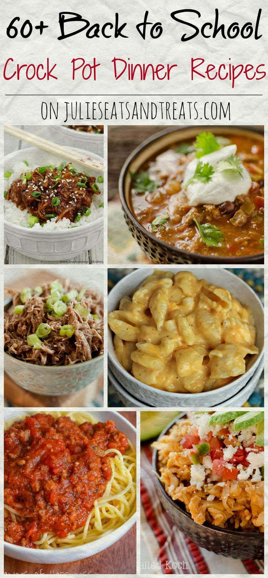 60 Crock Pot Dinner Recipes Tons of easy recipes perfect for any 