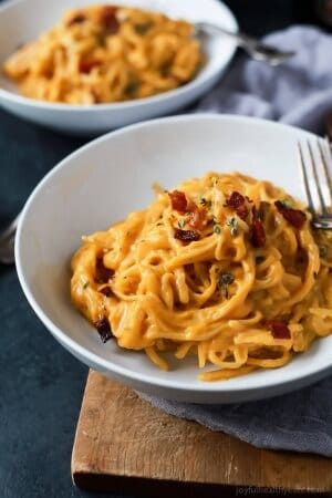 Creamy Butternut Squash Alfredo Pasta-web-5