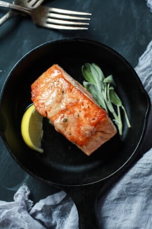 Pan Seared Salmon with Sage Brown Butter Sauce-web-6