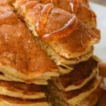 Pumpkin Pancakes with maple syrup