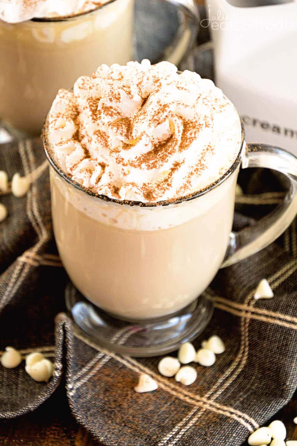 White Chocolate Latte Recipe ~ Delicious, Easy, Homemade White Chocolate Latte Recipe that Will Have You Sipping Lattes Whenever You Want!