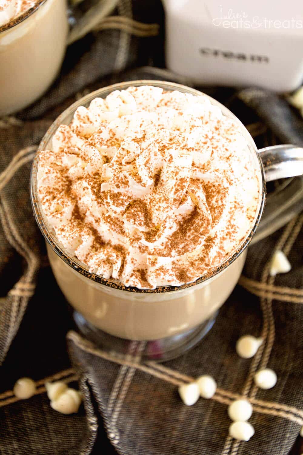 White Chocolate Latte Recipe ~ Delicious, Easy, Homemade White Chocolate Latte Recipe that Will Have You Sipping Lattes Whenever You Want!