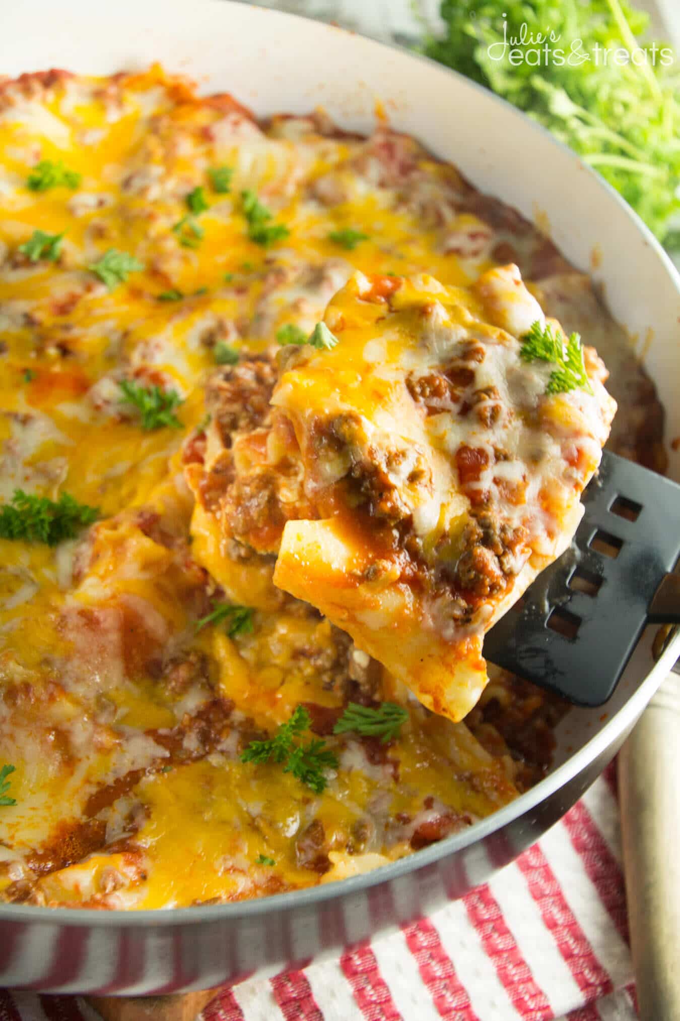 Skillet Lasagna Recipe - Countryside Cravings