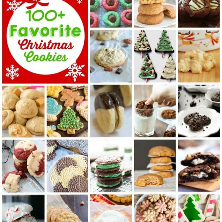 100+ Christmas Cookie Recipes from Your Favorite Bloggers! Everything from Cut Out Cookies, Thumbprint Cookies to Drop Cookies! A Cookie for Everyone to Enjoy!