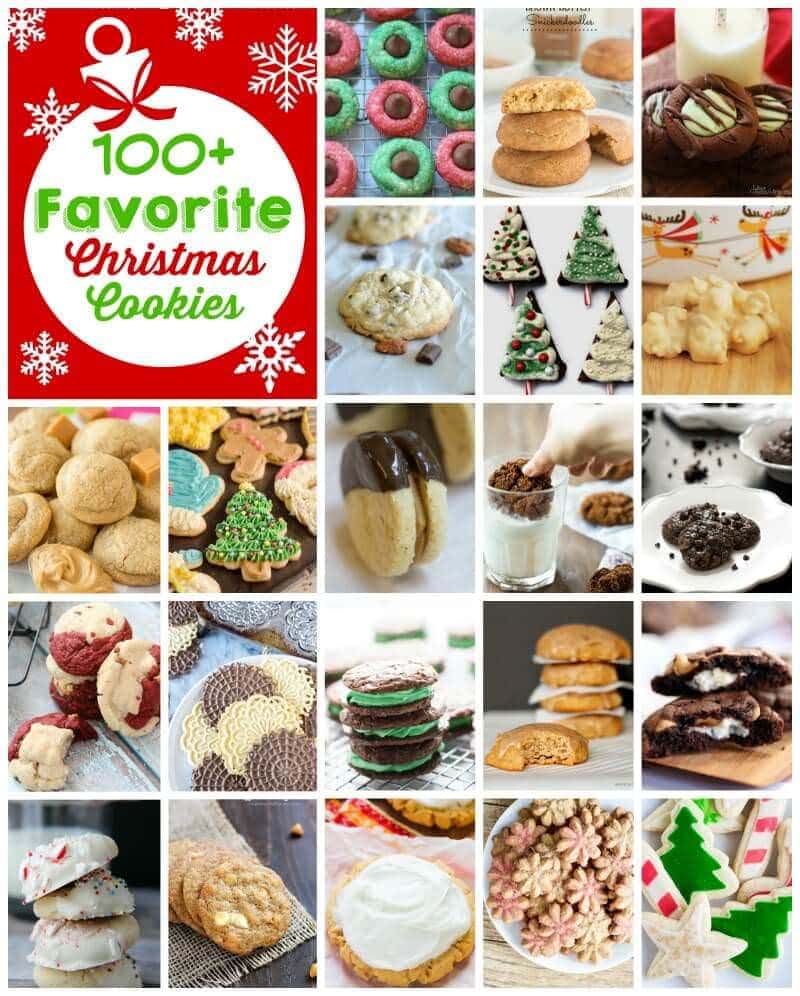 100+ Christmas Cookie Recipes from Your Favorite Bloggers! Everything from Cut Out Cookies, Thumbprint Cookies to Drop Cookies! A Cookie for Everyone to Enjoy!