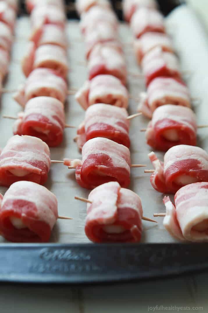 Bacon Wrapped Waterchestnuts with Sweet Dipping Sauce - web-2